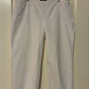 Cynthia Rowley Womens Crisp White Chinos